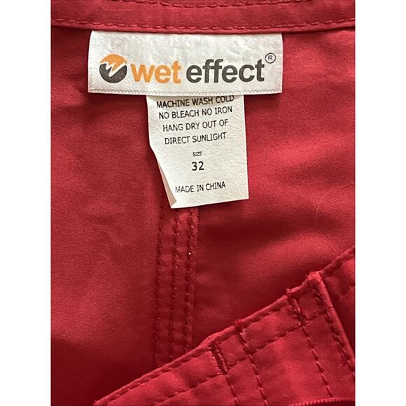 Men’s Sz 32 Board Swim Shorts‎ "Lifeguard", 8 Inch Inseam Length Red - Picture 3 of 7